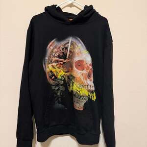 Godspeed FW 2023 Archive Time Heals All Clock Skull Hoodie